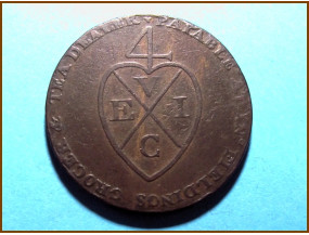 Великобритания 1/2 пенни Токен Манчестер 1793 г.