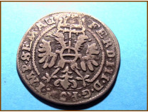 Германия Бремен 12 грот 1654 г. Серебро