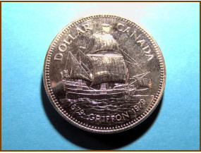 Канада 1 доллар 1979 г. Серебро