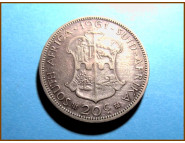 Южная Африка ЮАР 20 центов 1961 г. Серебро