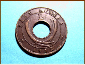 Восточная Африка 1 цент 1942 г.