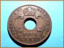 Восточная Африка 5 центов 1943 г.