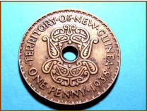 Территория Новой Гвинеи 1 пенни 1938 г.