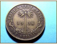 Британская Западная Африка 1 шиллинг 1938 г.