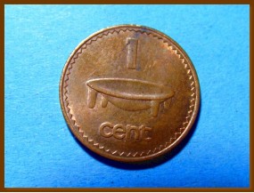 Фиджи 1 цент 1987 г.