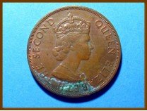 Британские Карибские территории 2 цента 1965 г.