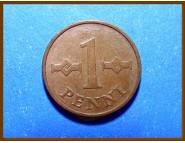 Финляндия 1 пенни 1963 г.
