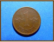 Финляндия 1 пенни 1969 г.