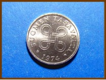 Монета Финляндия 1 пенни 1974 г.