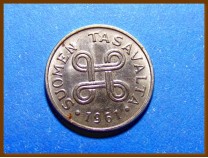 Монета Финляндия 1 марка 1961 г.
