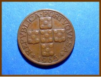 Монета Португалия 20 сентаво 1965 г.
