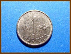 Монета Финляндия 1 марка 1956 г.