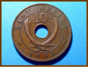 Восточная Африка 10 цент 1952 г.