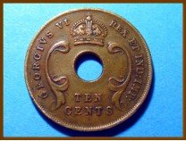 Восточная Африка 10 цент 1943 г.