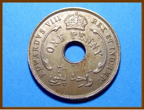 Британская Западная Африка 1 пенни 1936 г.