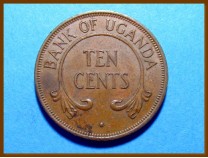 Уганда 10 центов 1968 г.