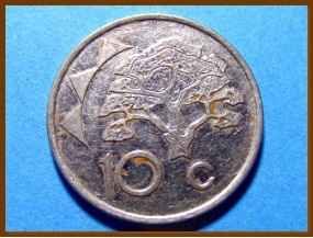 Намибия 10 центов 2002 г.