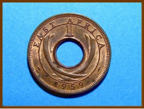 Восточная Африка 1 цент 1959 г.