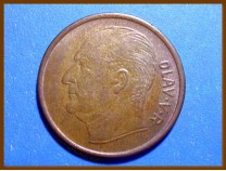 Монета Норвегия 5 эре 1967 г.