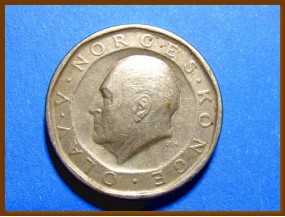 Монета Норвегия 10 крон 1985 г.
