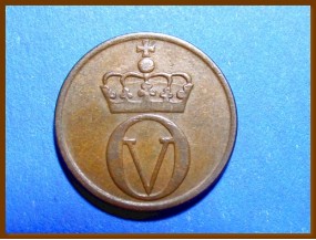 Монета Норвегия 2 эре 1964 г.