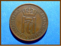 Монета Норвегия 2 эре 1938 г.