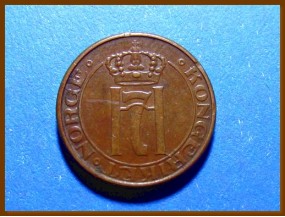 Монета Норвегия 1 эре 1948 г.