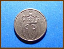 Монета Норвегия 10 эре 1972 г.