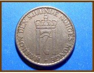 Норвегия 1 крона 1955 г.