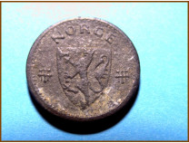 Монета Норвегия 10 эре 1943 г.