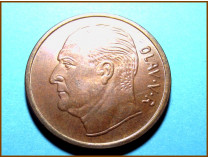 Монета Норвегия 5 эре 1971 г.