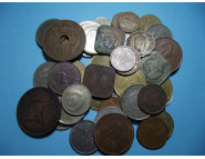 Набор иностранных монет 56 штук