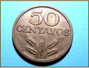 Португалия 50 сентаво 1972 г.