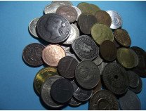 Набор иностранных монет 56 штук Подборка
