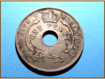 Британская Западная Африка 1 пенни 1928 г.