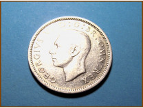 Великобритания 6 пенсов 1946 г. Серебро