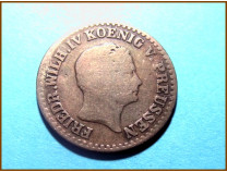 Германия Пруссия 1 сильбер грош 1849 г. Серебро