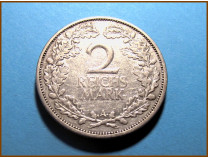 Германия 2 марки 1926 А г. Серебро