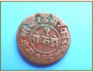 Индия Княжество Джунагадх 1 докдо 1907-1910 гг.