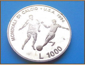 Сан-Марино 1000 лир 1994 г. Серебро