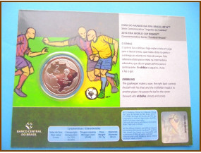 Буклет Бразилия 2 реала 2014 г. Футбол