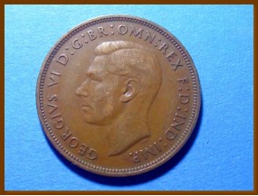 Великобритания 1 пенни 1938 г.