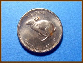 Канада 5 центов 1967 г.