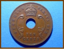 Восточная Африка 10 центов 1952 г.