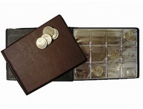 Монетник карманный «Юбилейка» на 72 монеты диаметром до 40 мм (72х45)
