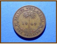 Британская Западная Африка 1 шиллинг 1949 г.
