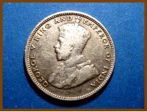 Стрейтс-Сетлментс 20 центов 1927 г. Серебро