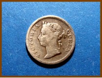 Стрейтс-Сетлментс 5 центов 1900 г. Серебро