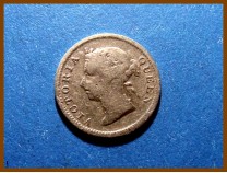 Стрейтс-Сетлментс 5 центов 1895 г. Серебро