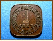 Стрейтс-Сетлментс 1 цент 1926 г.